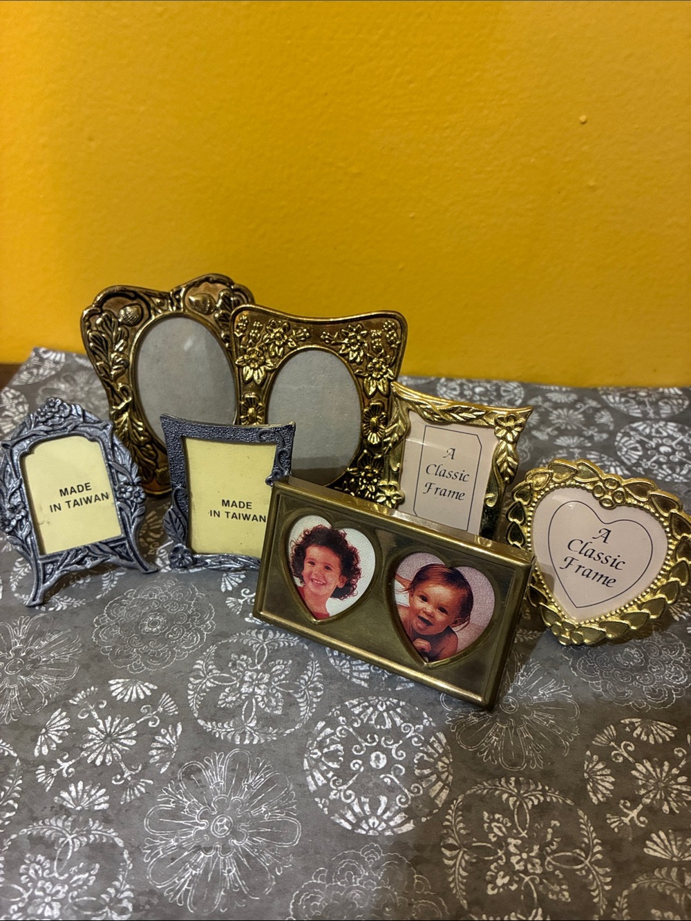 Classic Gold and Silver Decorative Photo Frame Collection